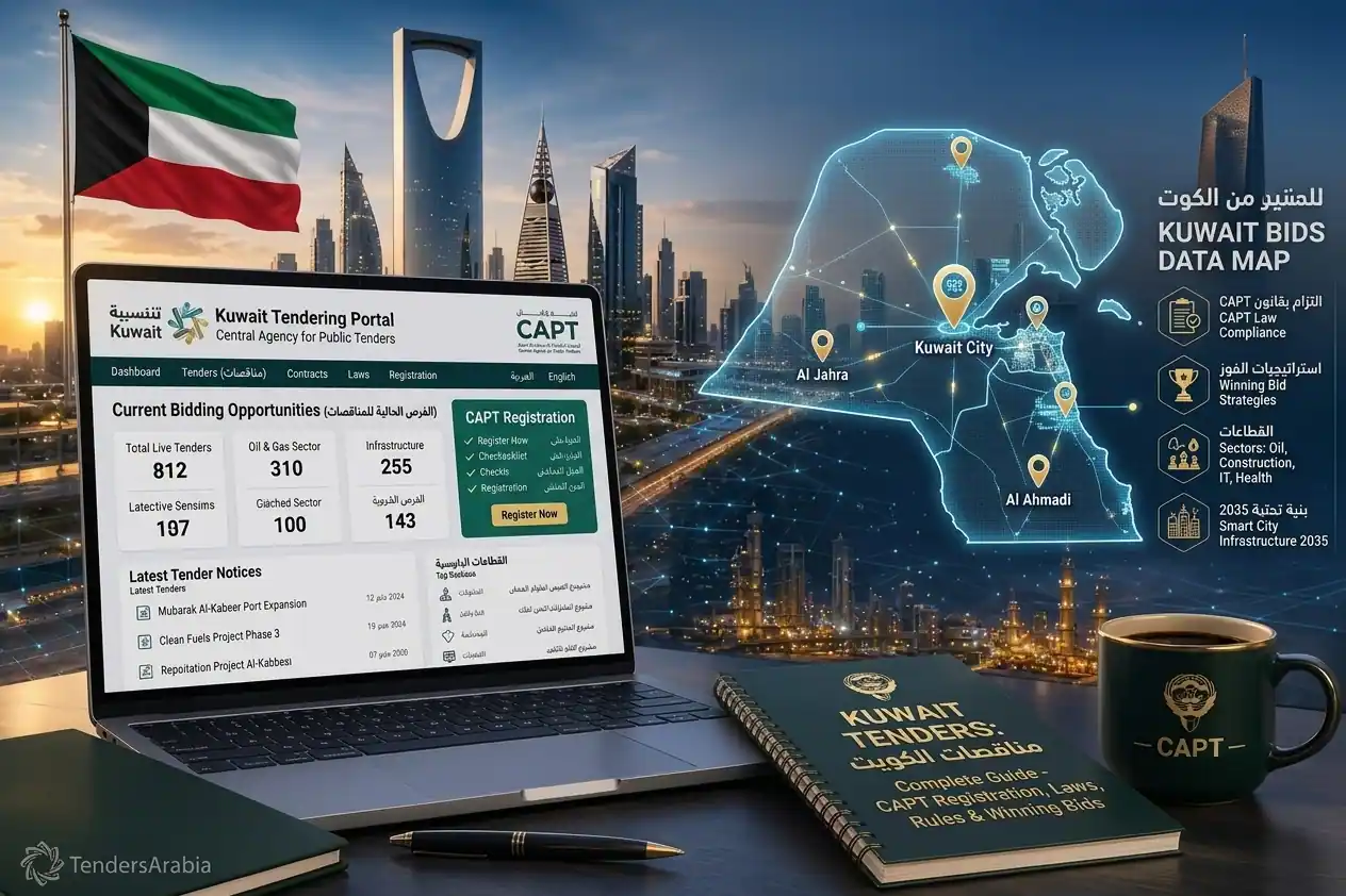 Kuwait Tenders 2026: Complete Guide to Government Bids, CAPT Registration, Laws & Winning Contracts