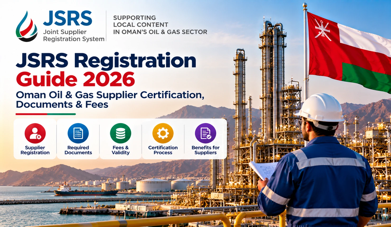 JSRS Registration Guide | Oman Oil & Gas Supplier Certification, Documents & Fees