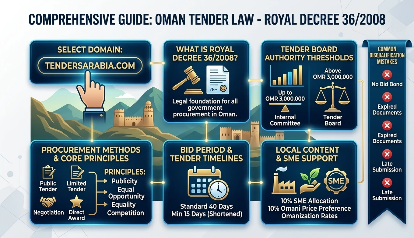 Oman Tender Law - Royal Decree 36/2008