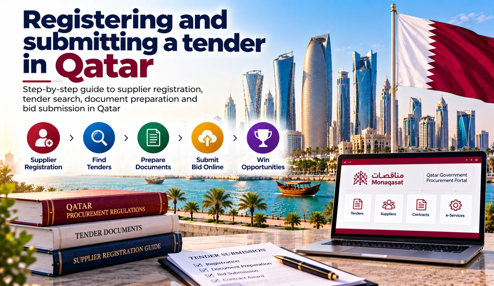 Complete Guide on How to Register & Submit a Tender in Qatar