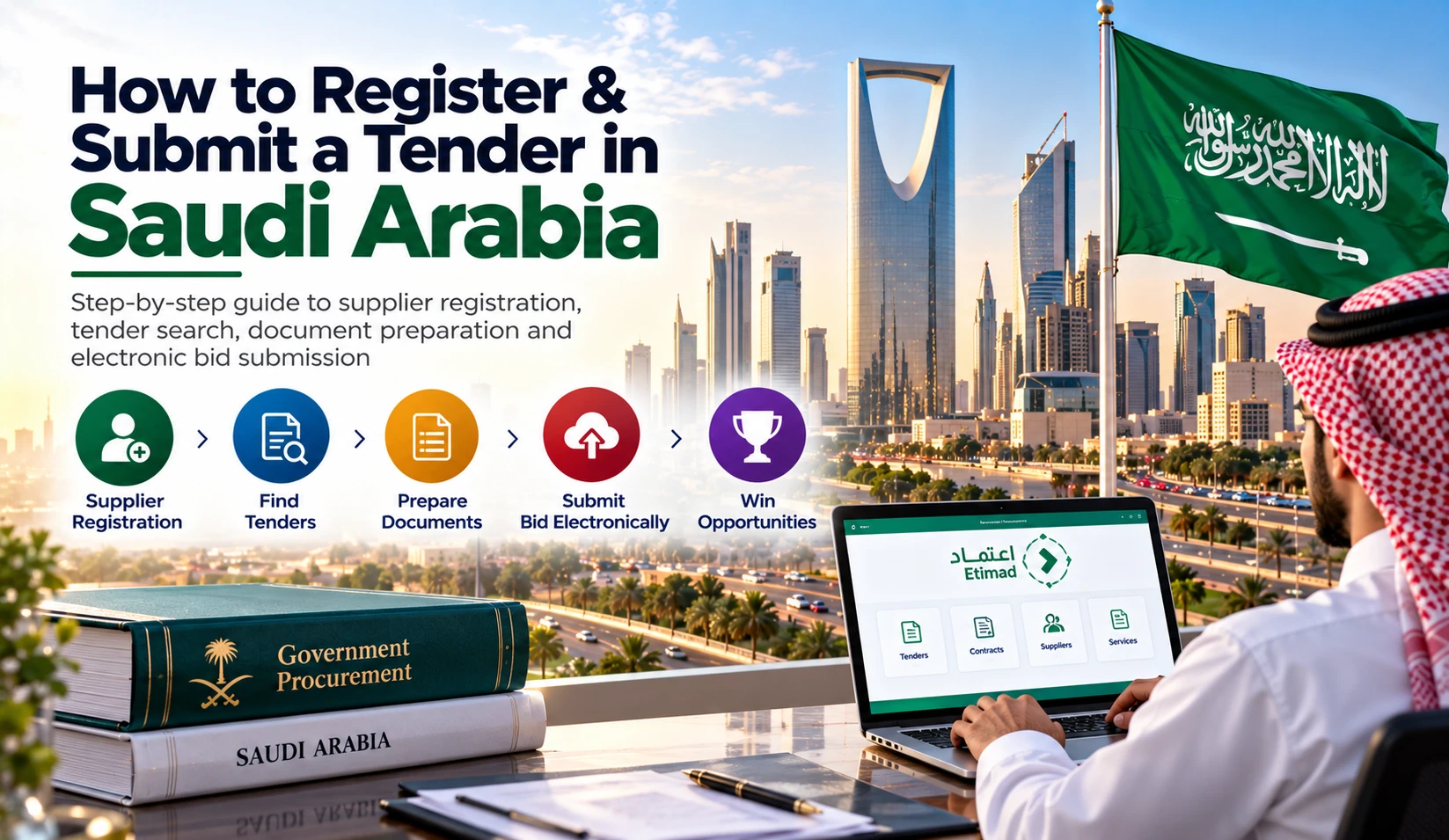 How to Register & Submit a Tender in Saudi Arabia
