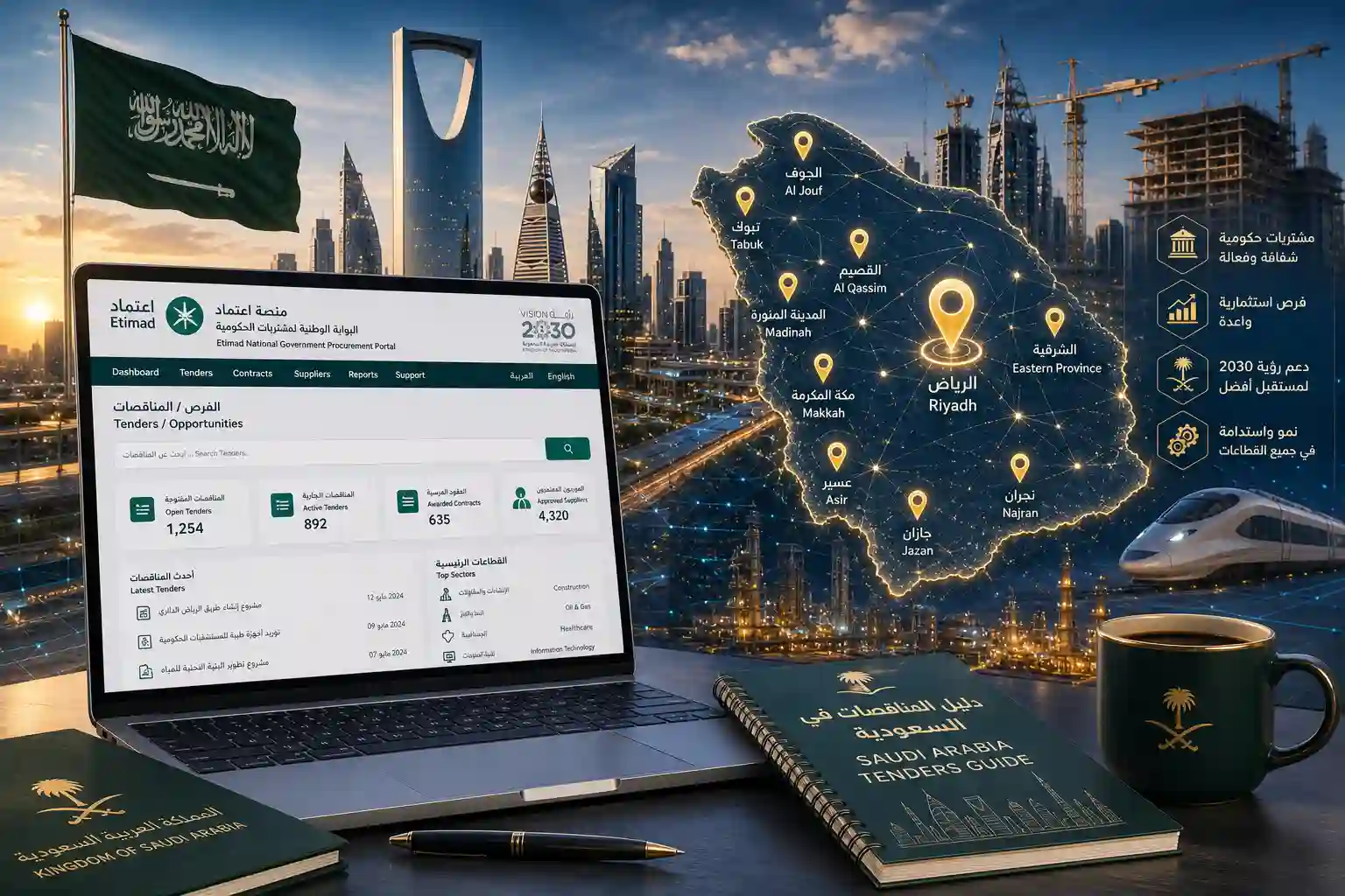 Saudi Arabia Tenders Complete Guide | How to Participate in KSA Government Procurement
